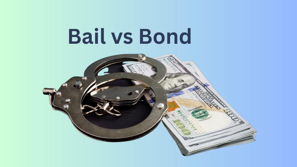 what is the difference between bail and bond