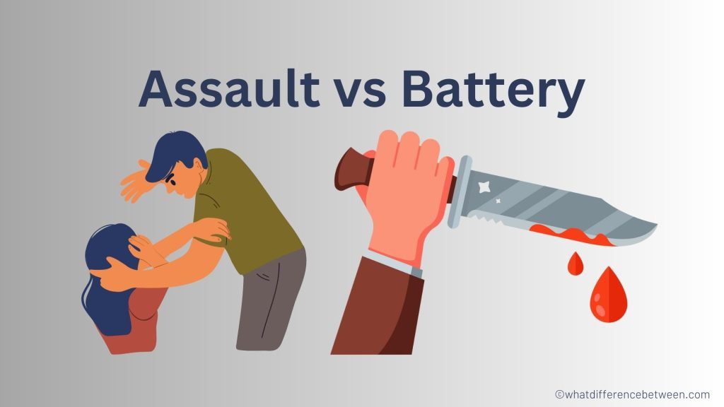 difference between assault and battery