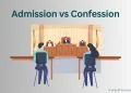 Difference Between Admission and Confession