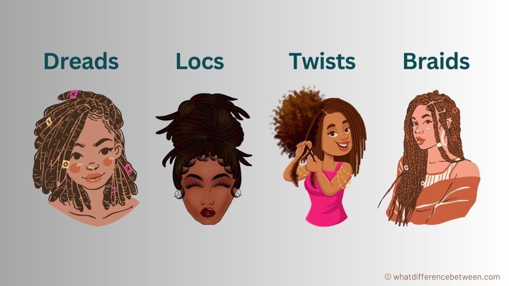 Dreads vs Locs vs Twists vs Braids: What's the Difference