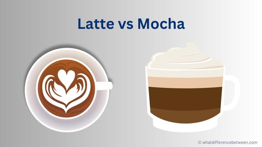 Latte vs Mocha: Difference between Latte and Mocha