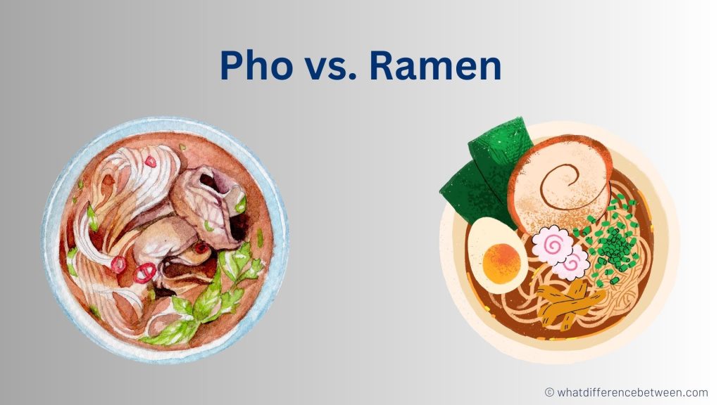 Pho vs Ramen: Difference between Pho and Ramen