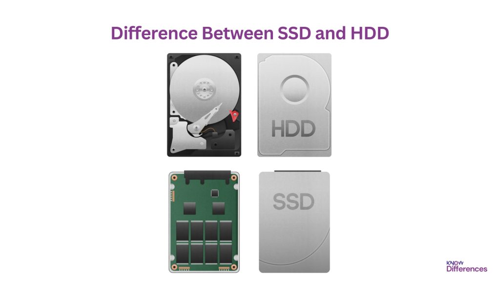 Difference Between SSD and HDD