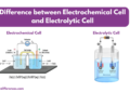 What is the Difference between Electrochemical Cell and Electrolytic Cell